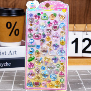 Shanle | Dán Decal Ốp Lưng Điện Thoại Hình Sushi 3D Nhựa Crystal
