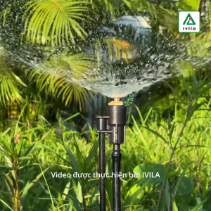 Combo 5 Béc phun mưa bằng đồng nguyên chất Béc đồng phun mưa Béc tưới cây Ren ngoài 21mm Phù hợp tưới cây rau màu cây cảnh Ren ngoài 21mm Bán kính tưới 6-8m Độ bền cao