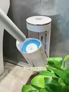 Disposable Toilet Brush Replacement Head Dissolve Sponges Cleaning Brush Heads Home Bathroom Toilet No Dead Angle Brush Heads
