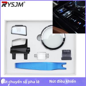 RYSJM | Bộ Cần Số Kiểu Mái Chèo Crystal Gear Dành Cho BMW G20 G21 G22 G26 G28 IX3 - Nút Cần Số Kiểu Mái Chèo Bằng Kính Nâng Cấp