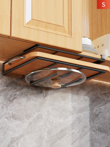 No-Drill Kitchen Wall Shelf Storage Rack
