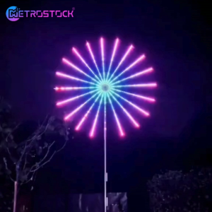Lampu hias LED Strip 5050 RGB Firework Light dekorasi natal tahun baru ramadhan ulang tahun 17 agustus hias pohon rumah kamar tempel dinding estetik remote rainbow warna warni disco toko cafe