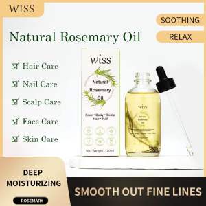 Wiss Natural Rosemary Oil Hair Scalp Care Promote Hair Reduce Hair Loss Growth Skin Care Body Oil 120ml