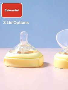 Sakumini Baby Botol Minum Sedotan Training PPSU 240ml Straw Cup