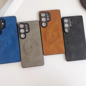 Casing Samsung A07 4G 5G Premium Magsafe Leather Luxury Magnetic