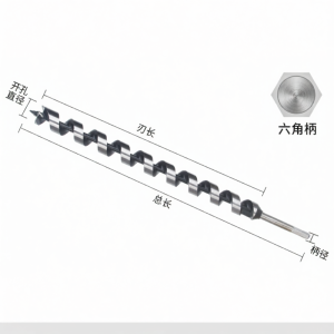 LASH | Mũi Khoan Gỗ Hex Shank Lỗ Sâu Dài