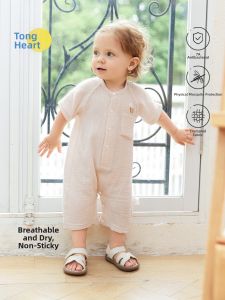 TONGLIANCHUXIN | Bodysuit Mỏng Thông Thở Cotton Hè