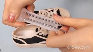 Adjustable Plastics Men Sneakers Shoe Tree Black Anti Crease Shaper