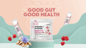 Shaklee Prebiotic + Probiotic Raspberry Fruit Drink Premix