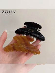 Fancy Shark Clip Acetic Acid Hairpin Internet Celebrity Retro Updo Large Grip Barrettes Female Head Clip Hair Accessories