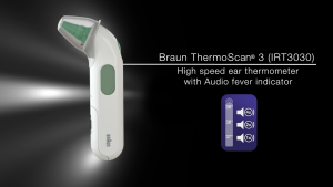 Nhiệt Kế Đo Tai Braun ThermoScan 3 Braun IRT 3030 | Chính Hãng