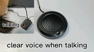 Local Warehouse Window Intercom Speaker: A Dual Way Window Mic & Speaker Loud Clear Quality System Anti Interference for Station Store