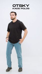 Otsky Kaos Pria Polos Lengan Pendek Tshirt Cotton Combed 24s Vol 1 High