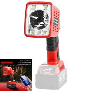 Đèn Pin LED Không Dây 16W Có Cổng USB Dành Cho Milwaukee M18 1600LM Dùng Cho Cắm Trại Câu Cá Sửa Chữa Ô Tô Công Trường Sử Dụng Khẩn Cấp - Không Bao Gồm Pin