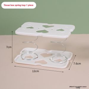 Luxurious Creative Tissue Box Holder for Living Room Car Use Drawstring Paper Napkin Box Rectangle Shape Iron Material