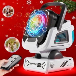 Máy Tạo Bong Bóng Tự Động Bền Bỉ 2025 Tạo Hơn 20.000 Bong Bóng/phút Di Động Dành Cho Trẻ Em Tiệc Trong Nhà/ngoài Trời Kèm Dung Dịch