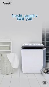 Mesin Cuci Arashi AWM 602B: Desain Modern & Fungsi Lengkap