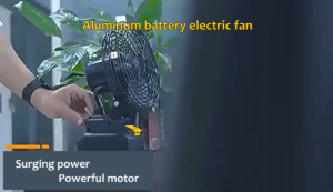 8 inch office Rechargeable Fan - 90°~135° Adjustable angle 40000mAh Cordless Fan High Power Desk Fan