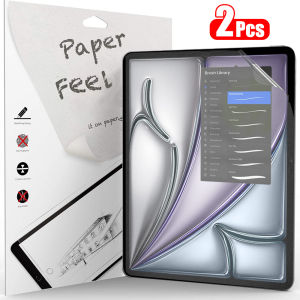 2Pcs Paper Feel Like Screen Protector for iPad Air 11 M2 M3 Pro 13 M4 11 Air 5 4 3 2 1 Pro 12.9 9.7 Film No Glass