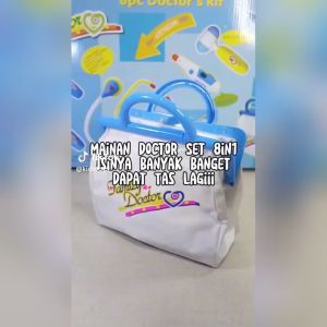 [KST] Mainan Dokter Anak Perempuan Edukatif Dokter Set Peralatan Medis Lengkap LED Lampu 10pcs