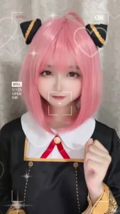 【Ready Stock】Anya Forger Costume Kids Cosplay Anime Spy x Family Full Set Dress Uniform Academy Childrens Day Gifts