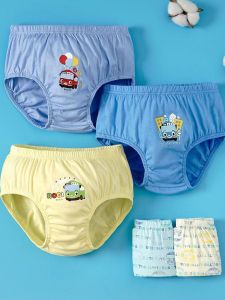 กางเกงบ็อกเซอร์เด็กผ้าฝ้ายแท้ระบายอากาศได้ดี กางเกงขาสั้นลายการ์ตูนผีเสื้อสำหรับเด็กชาย กางเกงชั้นในเด็กชาย ระบายอากาศได้ดี ป้องกันแบคทีเรีย ทรงเอวกลาง สำหรับเด็กอายุ 1-13 ปี