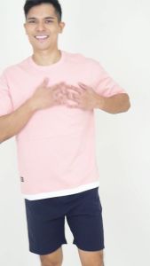 Forest Premium Weight Air-Cotton Oversized Round Neck Tee Men Casual | Baju T Shirt Lelaki - 621366