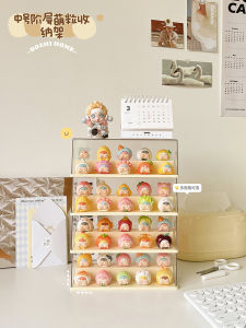 Cute Grain Display Box Small Ornaments Hand-Made Display Cabinet Blind Box Display Rack Storage Acrylic Transparent and Dustproof Storage Box