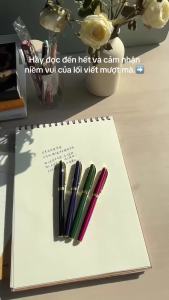 HERO | Bộ Bút Máy Học Sinh Hero P108 2 Cây Kim Loại Mờ Chống Trơn Trượt Mực Kép 7 Tùy Chọn Màu Sắc Ngòi Iridium Viết Tiêu Chuẩn 0.5mm