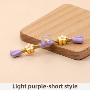 Handwoven Long Tail Braid Button New Chinese Style Hanfu Clothing Retro Tang Suit Hairpin Embellishment DIY Sewing Accessories