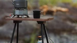 Mountainhiker | Aluminum Alloy New Camping Tea Kettle ConstructionWooden HandlePortable Outdoor Kettle for Camping HikingDurable Cookware