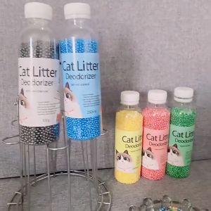 Pewangi Tandas Kucing Cat Litter Deodorant Beads with Activated Charcoal Penghilang Bau Pasir Kucing 猫砂除臭 猫砂香珠 - LILO