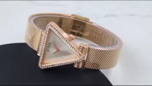 JAM TANGAN WANITA NEW COLLECTION GUESS RANTAI PASIR ANTI KARAT BISA COD