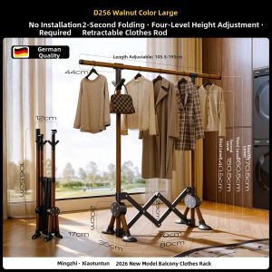 MINGZHI | Expandable Indoor & Balcony Clothes Drying Rack