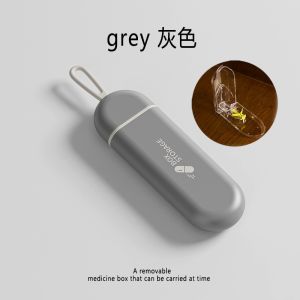 Pill Box Portable Sorting Storage Small Size Three Meals a Day Tablet Pill Medicine Compartment Box Carry Away Light