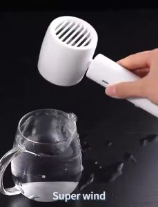 Lozzby Adjustable Cooling Mini Turbo Fan Rechargeable USB Handheld Fan