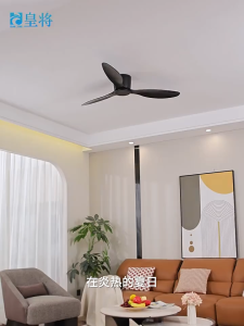 Ceiling Fan With Light DC Motor 36/46"/52" Tri-Color LED Light Remote Control