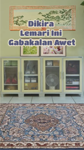 LEMARI PLASTIK NAPOLLY NPP 4204 MEJA TV 4 PINTU MAGNETIK DESIGN NEW MODEL [NAPBOX]