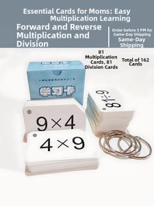JI-TOP | Multiplication and Division Rules Learning Cards