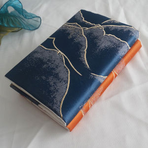 Fabric Boy Cover Journal Book Protective Case Notebook Blue Slipcover Adjustable Minimalist Book Case Diary Protective Case