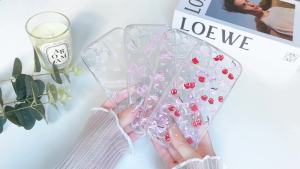 Compatible for iPhone 15 Plus Case Aesthetic Clear Cute Ribbon Bowknot Cherry Design for Girls Women Soft TPU Shockproof Girly for iPhone 15 Plus-Cherry Bowknot