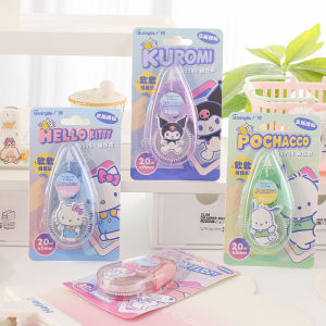 Guangbo Authentic Sanrio Squeezing Toy Correction Tape Ins Japanese Style Cartoon Cute Cinnamoroll Babycinnamoroll Clow M Net Red High Color Value Decompression Correction Tape Large Capacity for Students Correction Tape