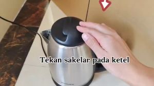 Teko Listrik 2 Liter Stainless Steel / Electric Kettle 2 Liter