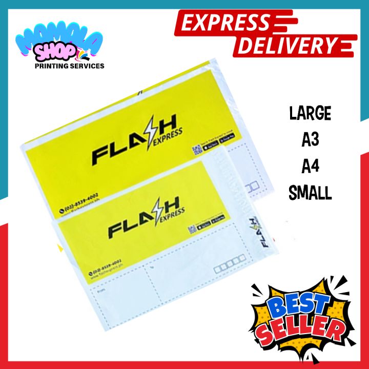 Flash Express Courier Pouch with Self Adhesive | Lazada PH