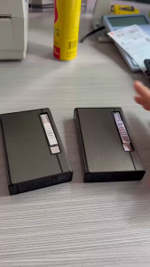 Metal Lighter Case Holds 10 Unit Refillable Windproof Lighter Gift for Men Outdoor Use BLH10