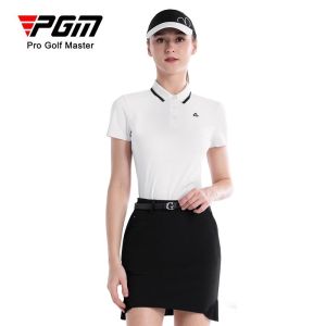 PGM Golf Shirts for Women: Stylish & Comfortable Short Sleeve V Neck Polo T Shirts