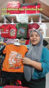 Code8.id DTF2 Baju Kaos Harian Setelan Distro Kartun Little Pilot Anak Laki Laki Karakter Cowo