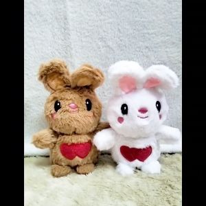 Dreamtoys96 Boneka Kelinci Sit Rabbit Small Love Bordir Cute