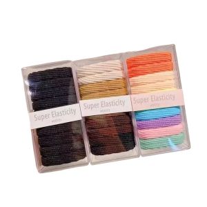 High Elasticity Hair Ties for Women Durable Summer Hair Accessories Simple Hair Bands by Shiya Resistant to Deformation