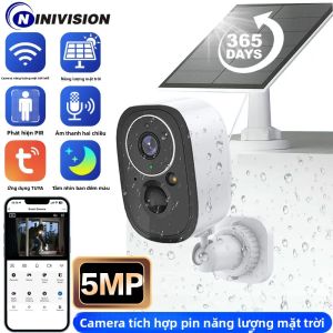 Camera An Ninh Ngoài Trời Chạy Bằng Năng Lượng Mặt Trời 5MP Tuya WiFi Với Tính Năng Phát Hiện Chuyển Động PIR Pin Tích Hợp Và Tấm Pin Năng Lượng Mặt Trời Giám Sát CCTV Không Dây